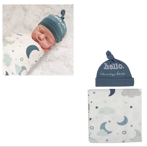 Baby Essentials Accessories New Baby Swaddle Hat Set Poshmark